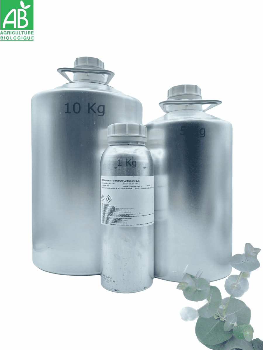 Huile essentielle de EUCALYPTUS CITRIODORA BIOLOGIQUE