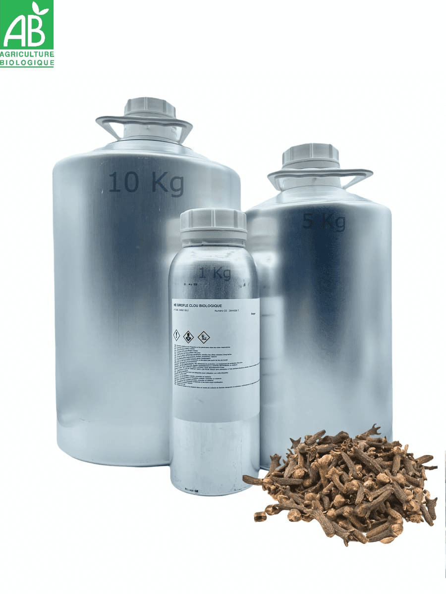Huile essentielle de GIROFLE CLOU BIOLOGIQUE