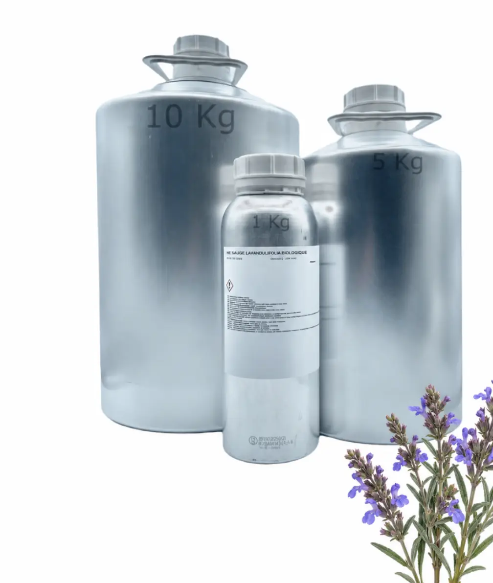 Huile essentielle de Sauge lavandulifolia biologique – vrac 1 kg, 5 kg, 10 kg – Primessence